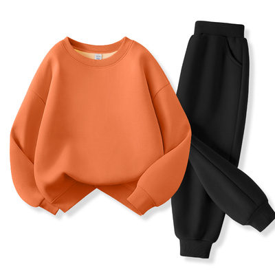 真维斯男童加绒套装儿童卫衣