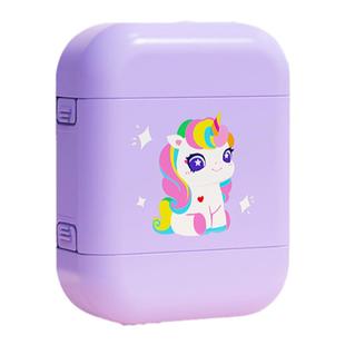 升级双面姓名印章儿童防水不掉色幼儿园名字印章宝宝入园准备用品小学生衣物校服免缝名字贴标记盖章定制刻章