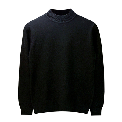 内搭针织衫半高领极简毛衣老钱风