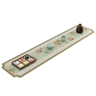 冉忆茶席茶垫吸水茶台垫布防水隔热垫子新中式禅意茶几桌布椿山居