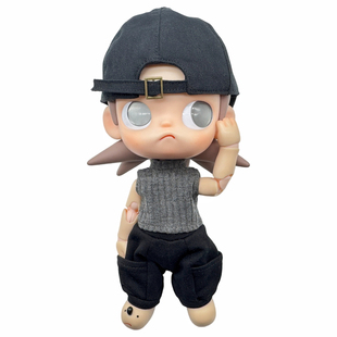 Zsiga向往之处1/8可动人偶嘎子姐口袋裤八分BJD卫裤潮玩娃衣