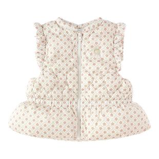 【商场同款】巴拉巴拉宝宝羽绒马甲甜美A型女童外套2025新款冬装