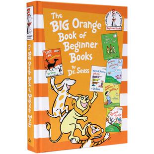 送音频进口英文原版The Big Orange Book of Beginner Books Dr. Seuss 5故事合集苏斯博士经典绘本英语提升ten apples up on top