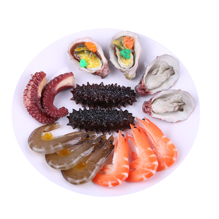 仿真火锅食材模型丸子虾假肉卷海参蔬菜食物装饰道具手工玩具拍摄