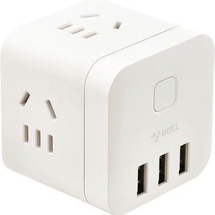 公牛一转多转换器插头usb多口带手机充电器的插座星球多孔插排查