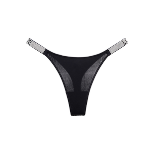 狂野闪钻*性感带钻T裤无痕内裤女2025新款爆款时尚纯棉裆三角短裤