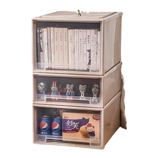 超大号塑料透明防尘多功能抽屉式整理收纳箱衣物被子内衣储物柜