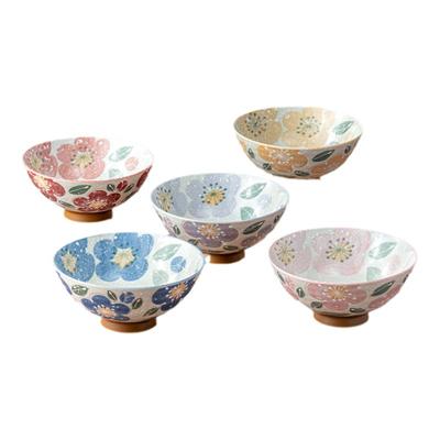 美浓烧日式碗家用2025新款女生高颜值碗具进口5.0英寸陶瓷餐具