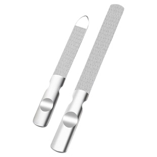 德国精工指甲手锉刀磨指甲神器修脚搓条打磨条工具不锈钢灰磨甲器
