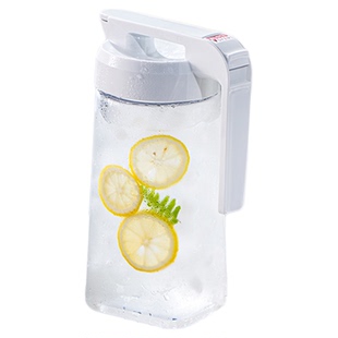 asvel日本冷水壶耐高温塑料透明凉水壶家用冰水壶密封不漏冰水壶