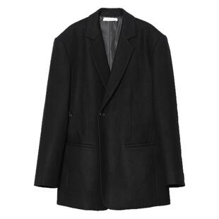 Carolingian静奢ROW风！澳洲高支细羊毛加厚西装大衣气场外套