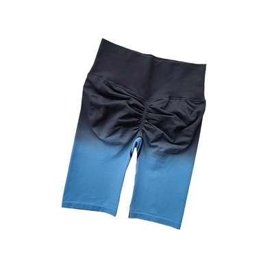 女瑜伽五分裤高腰蜜桃臀