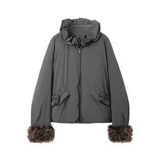 GHJOD studio 奢牌品质_原创设计90白鹅绒宽松休闲羽绒服外套女