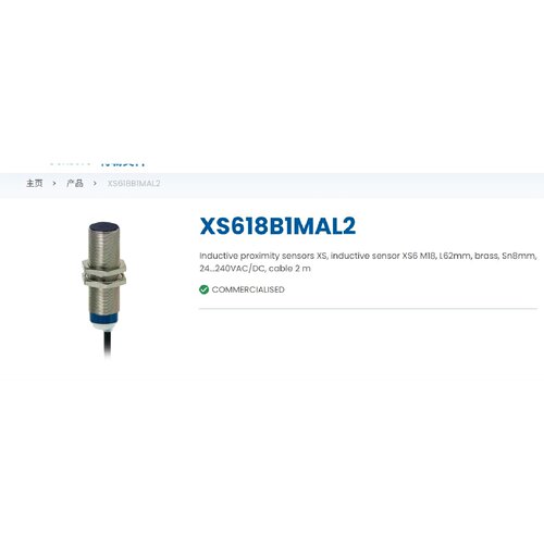 特勒美科XS618B1MAL2接近开关全新原装正品库存现