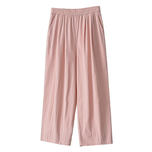 气球奶奶裤子女大码胖mm阔腿山本裤2026新款小个子高腰九分休闲裤