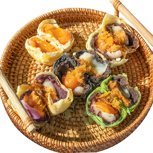 台州馅中馅蛋黄酥中秋月饼礼盒送礼豆沙酥皮流心奶黄月饼雪媚娘饼