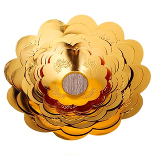 香炉灰金沙 黄铜九孔香插 合金香炉围 无烟竹签香 檀香沉香线香