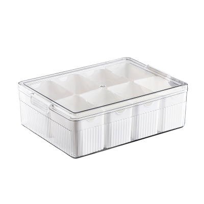 物鸣厨房台面塑料多格香料盒