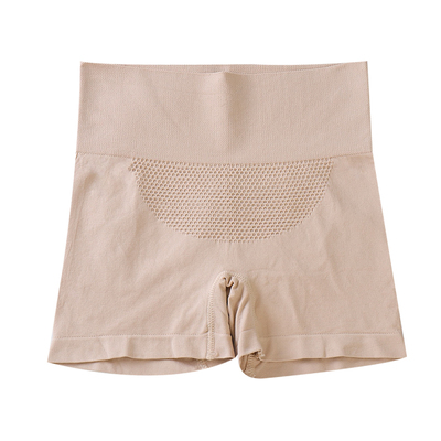 无痕平角内裤防走光中高腰女