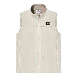 伯希和户外抓绒衣马甲女冬季摇粒绒保暖背心男加绒冲锋衣内胆上衣