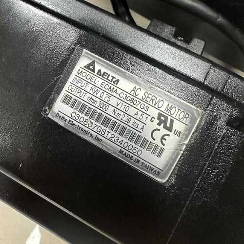 议价台达AB伺服电机 ECMA-C30807GS 750w 成色如图 功能包好 现货