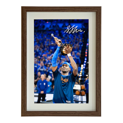 雷霆总冠军SGA亚历山大相框挂画