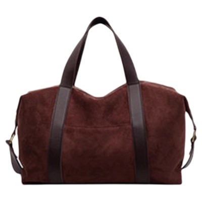 NIN小众腋下单肩复古托特挎包男女街头麂皮绒枕头包中性街头时髦