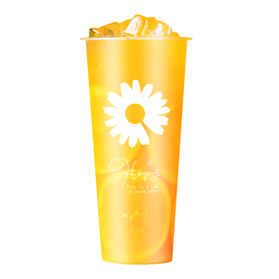 90口径奶茶杯一次性商用带盖定制