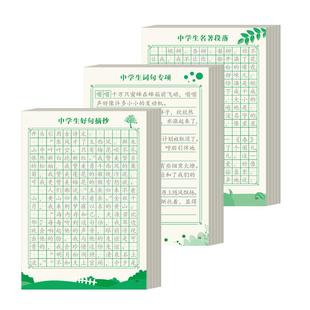 初中生优美句子积累好词好句字帖初一语文中学生练字帖正楷书钢笔练习临摹本大全小升初衔接七年级八九年级满分作文专用每日一练