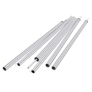 北山狼帐篷门厅支撑杆门帘支架帐杆3节铁管两根装天幕杆户外露营