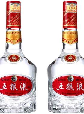 【官方自营】五粮液39度500mL*2瓶浓香白酒旗舰店官方正品保真