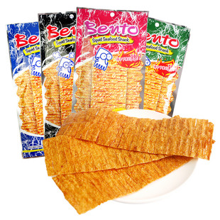 泰国拌多乐bento进口鱿鱼片辣味20g手撕即食鱿鱼干零食旗舰店同款