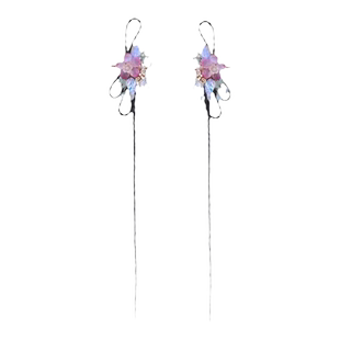 儿童汉服假发发夹小辫子古装假发头饰女童古风假发发髻一体式发包