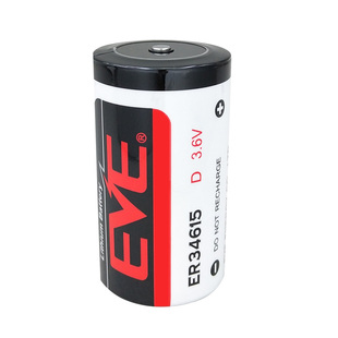 EVE亿纬ER34615燃气表天然气表流量计工控物联网1号D型3.6V锂电池