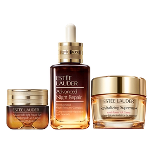 【情人节礼物】雅诗兰黛护肤套装 小棕瓶精华+眼霜+胶原霜 舒缓