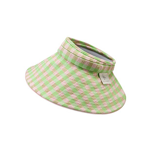 ohsunny折叠便携发箍防晒空顶帽户外防紫外线大檐显脸小遮阳帽子