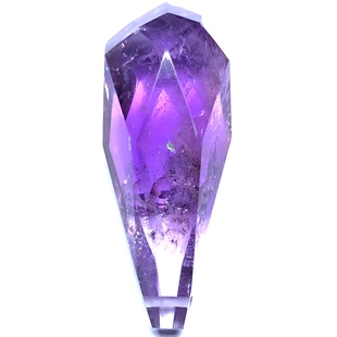 天然紫黄晶天使之泪挂坠紫水晶灵摆吊坠男女水滴切面项坠一物一图