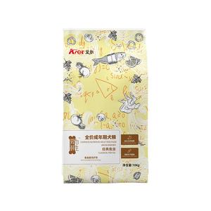 艾尔经典鱼油成犬粮10kg通用中大型20斤装主粮狗粮金毛萨摩哈士奇