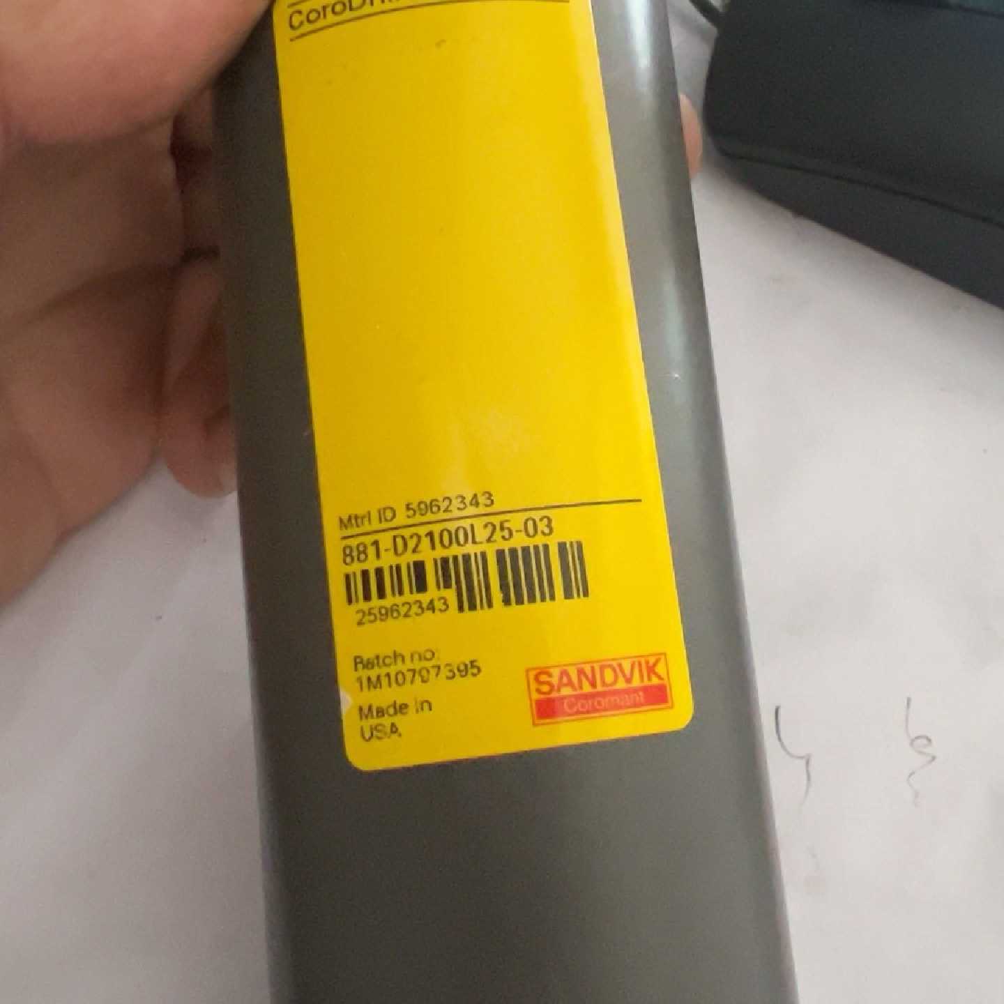 山特维克881钻头,型号881-D2100L25-03,全新