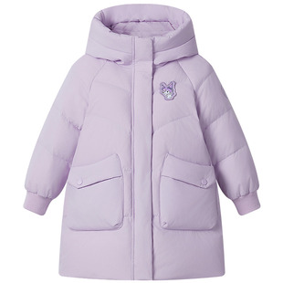 【付尾款赠洗涤剂】波司登儿童羽绒服酷洛米女童三丽鸥联名中长款