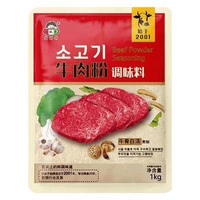 小伙子韩国料理味增鲜1kg牛肉粉