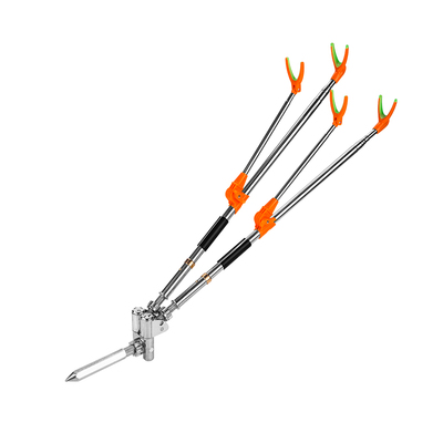 不锈钢炮台钓箱钓椅双杆专用支架