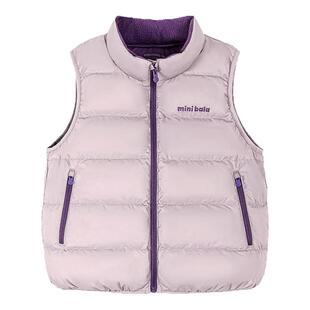 【三防可拆卸】迷你巴拉巴拉男女童羽绒服外套冬儿童排骨羽绒马甲