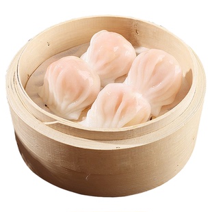 加藤利水晶虾饺半成品早餐广式早茶点心商用批发虾饺皇港式茶餐厅