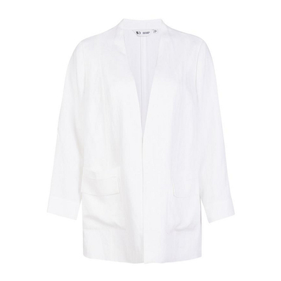 婉甸2026夏季新品玉白色中长款休闲百搭外套西装外搭1252Q01DX1