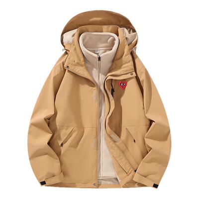 查尔斯桃心山系防风防水冲锋衣