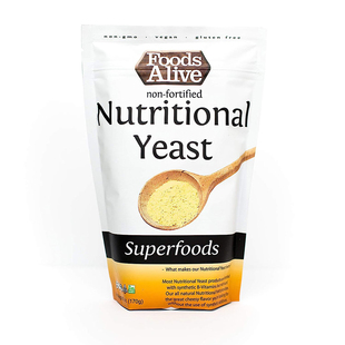 美国Foods Alive营养酵母粉即食素芝士孕宝维B调料营养健康调料