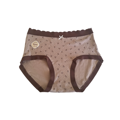 秋冬暖绒内裤棕咖高级软绵绵