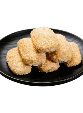 常州特产香酥小麻糕芝麻烧饼早餐手工面点心半成品椒盐葱香蟹壳黄