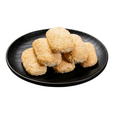 常州特产香酥小麻糕芝麻烧饼早餐手工面点心半成品椒盐葱香蟹壳黄